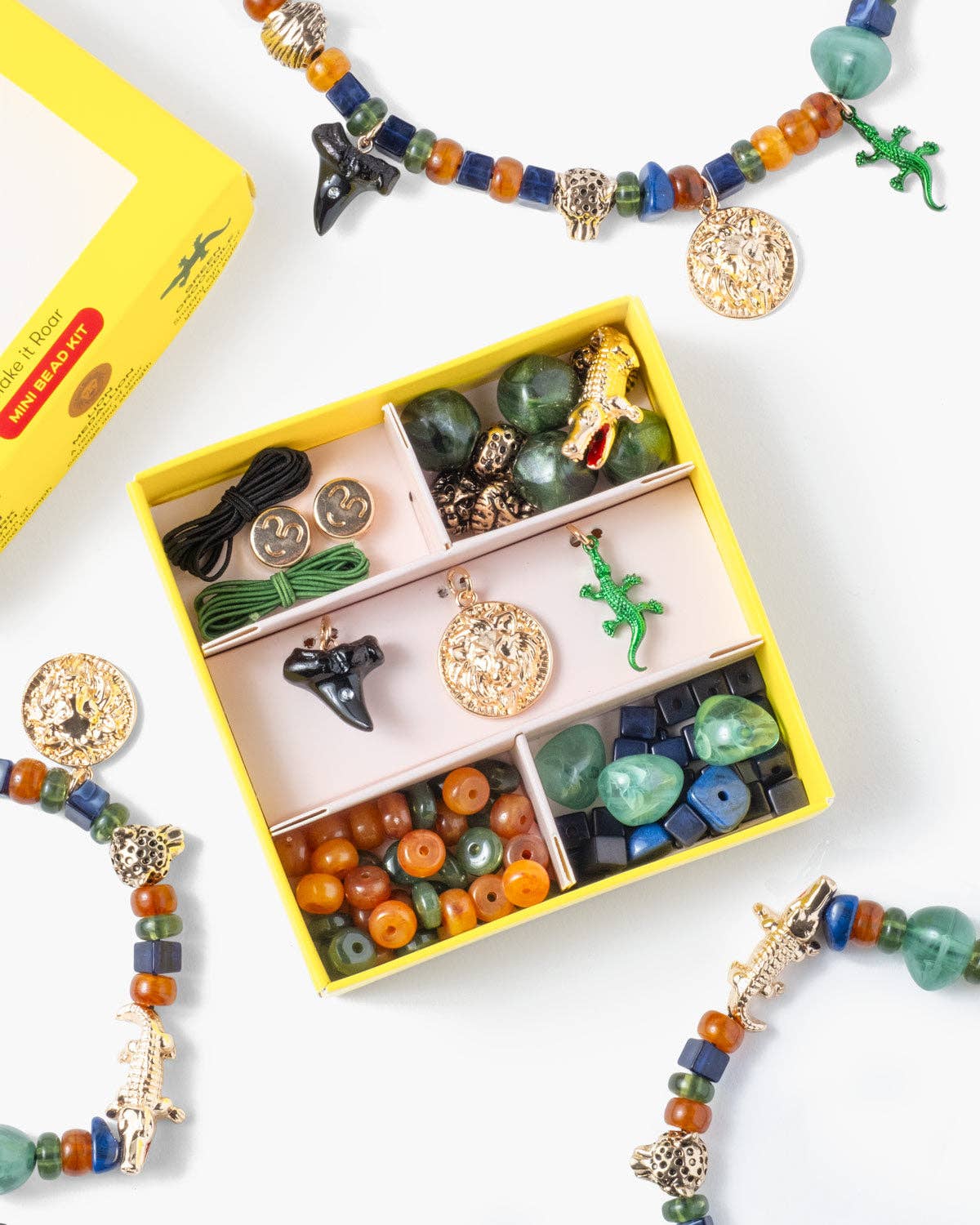 Jungle Charm Theme Mini Bead Kit