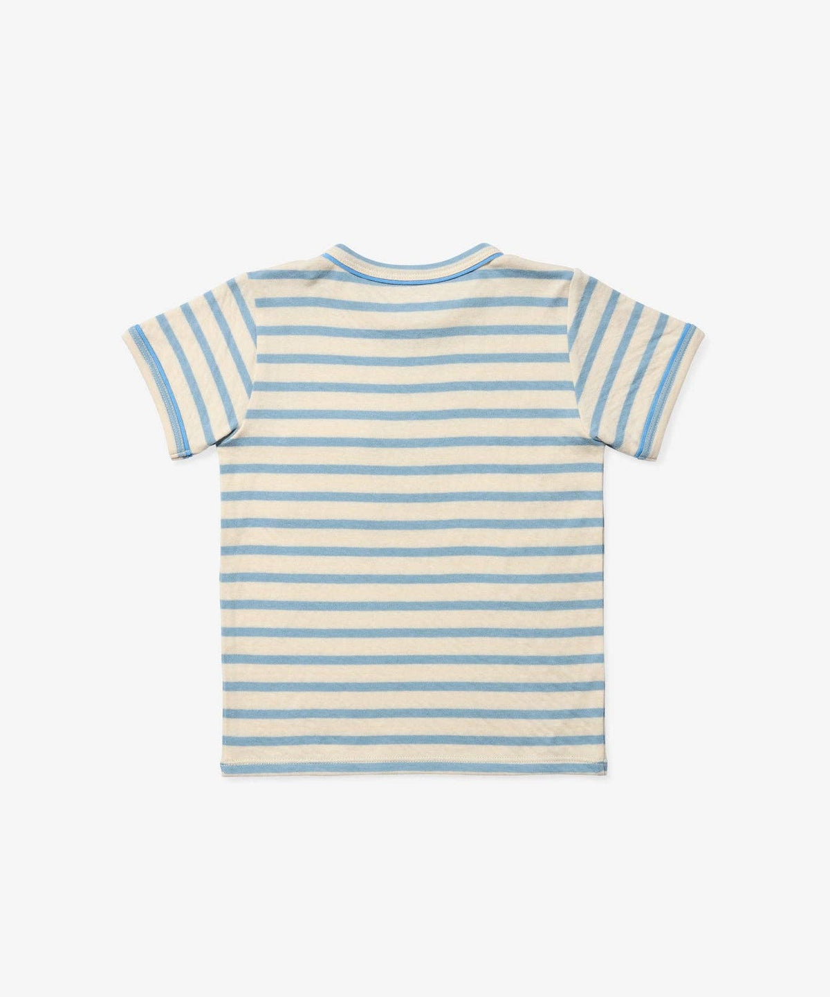 Organic Willie Tee - Dusty Blue Stripe