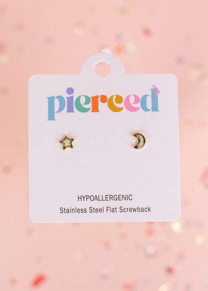 Opal Moonbeam Studs