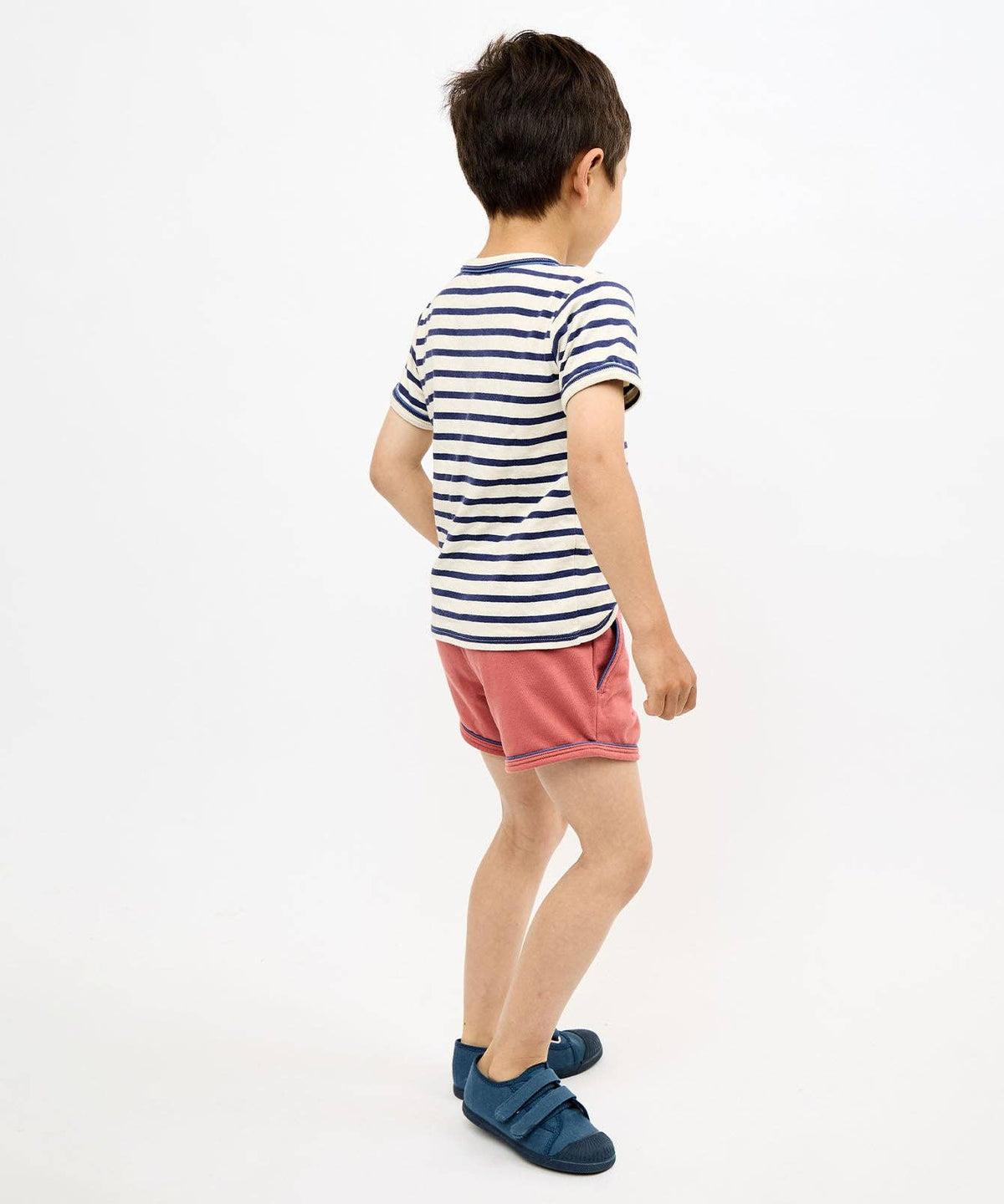 Organic Willie Tee - Navy Stripe