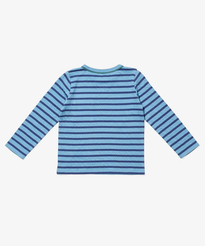 Organic Edward Tee - Ocean Stripe