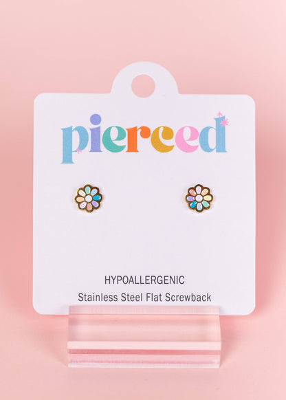 Color Pop Daisy Studs