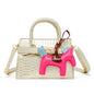 Gold Crocodile Pony Handbag
