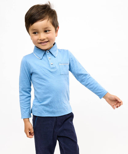 Organic Parker Polo - Blue