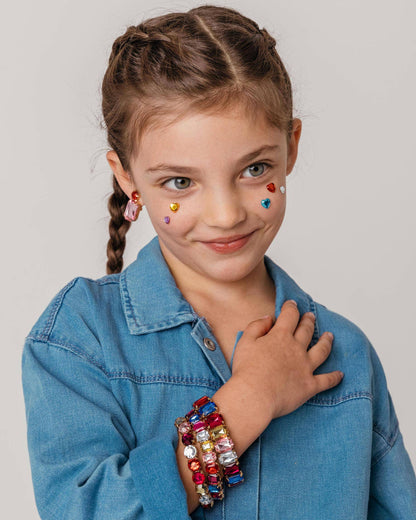 Rainbow Gem Bracelet Set
