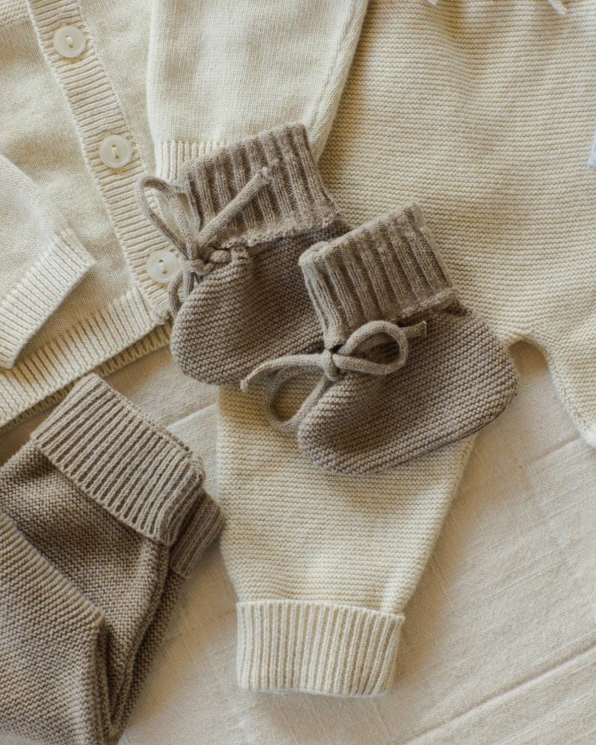 Organic Knit Booties