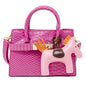 Hot Pink Crocodile Pony Handbag