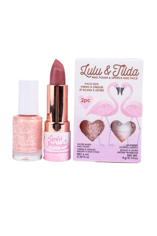 Pinky Promise Washable Nail Polish & Lipstick Set