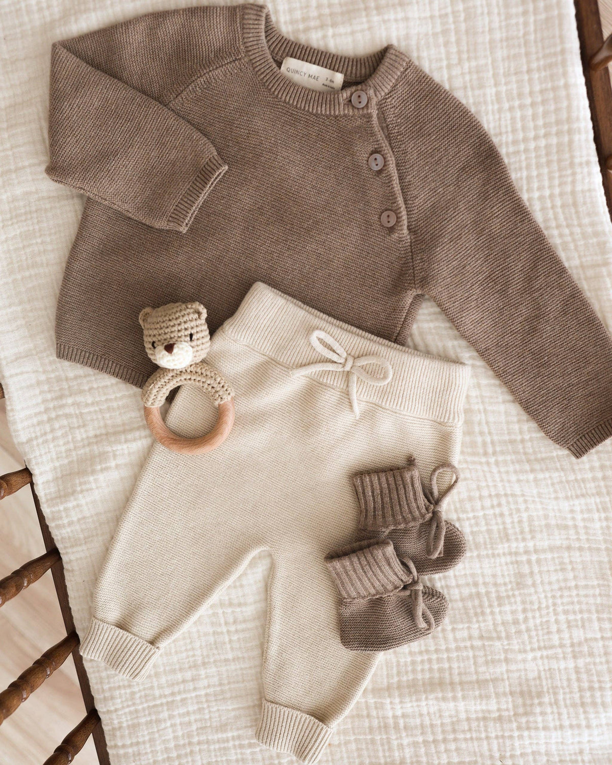 Organic Knit Booties