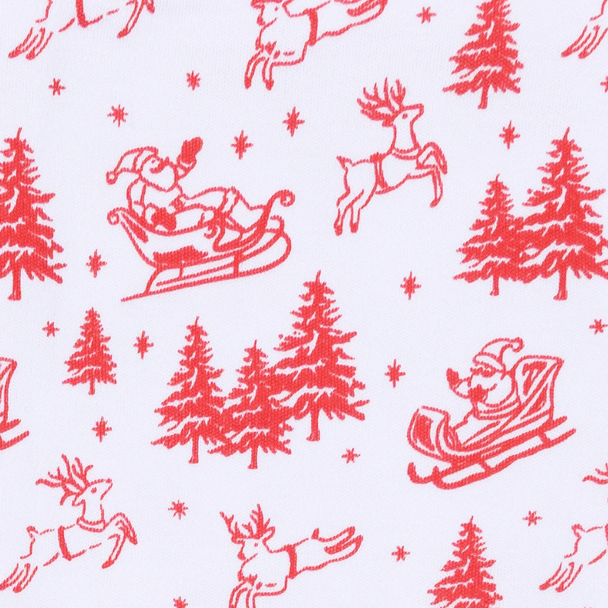 Holiday Toile Pajamas - Red