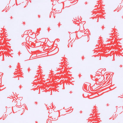 Holiday Toile Pajamas - Red