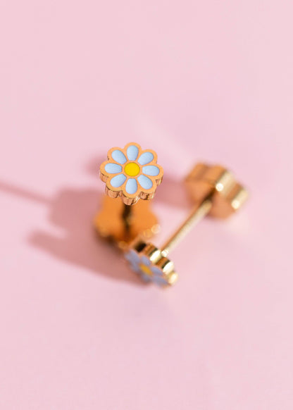 Blue Skies Daisy Studs