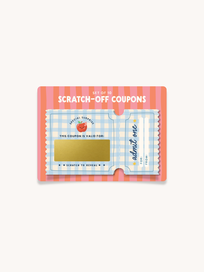 Scratch-Off Reward Coupons for Kids