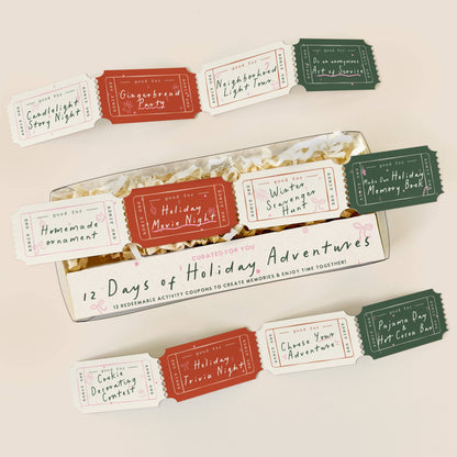 Holiday Activity Coupon Gift Box
