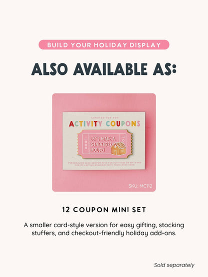 Christmas Countdown Activity Coupon Box