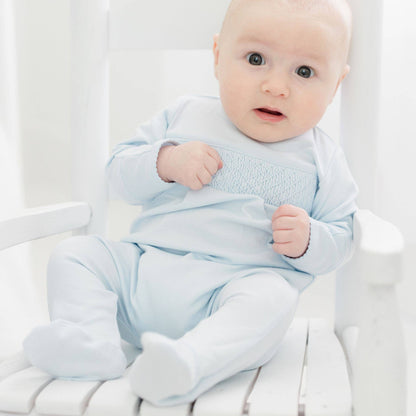 Oliver Smocked Footie