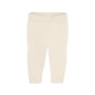 Ecru Organic Knit Baby Pants